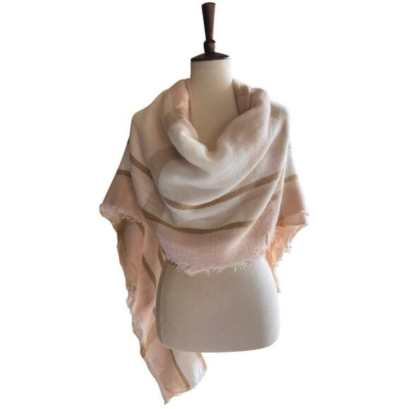 Women Fashion Scarves Acrylic Multicolor Big Tartan Scarf Wrap Shawl - Picture 5 of 6